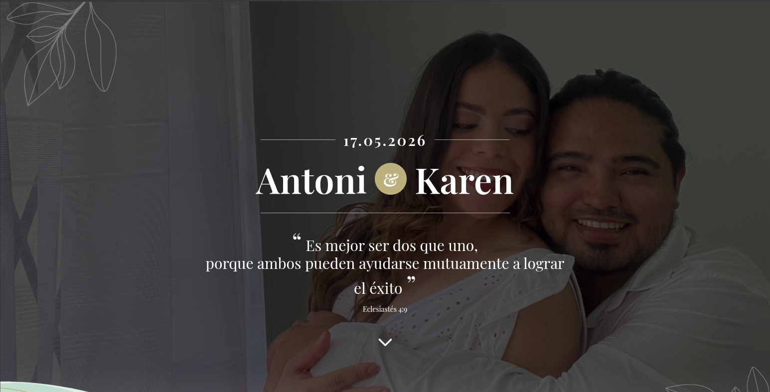 Invitación Boda Karen
