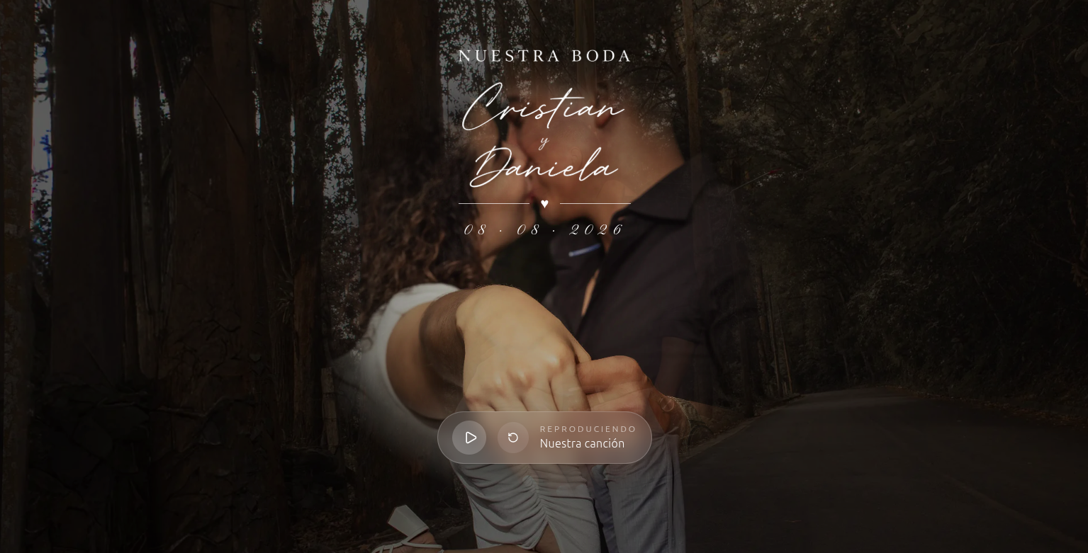 Invitación Boda Daniela
